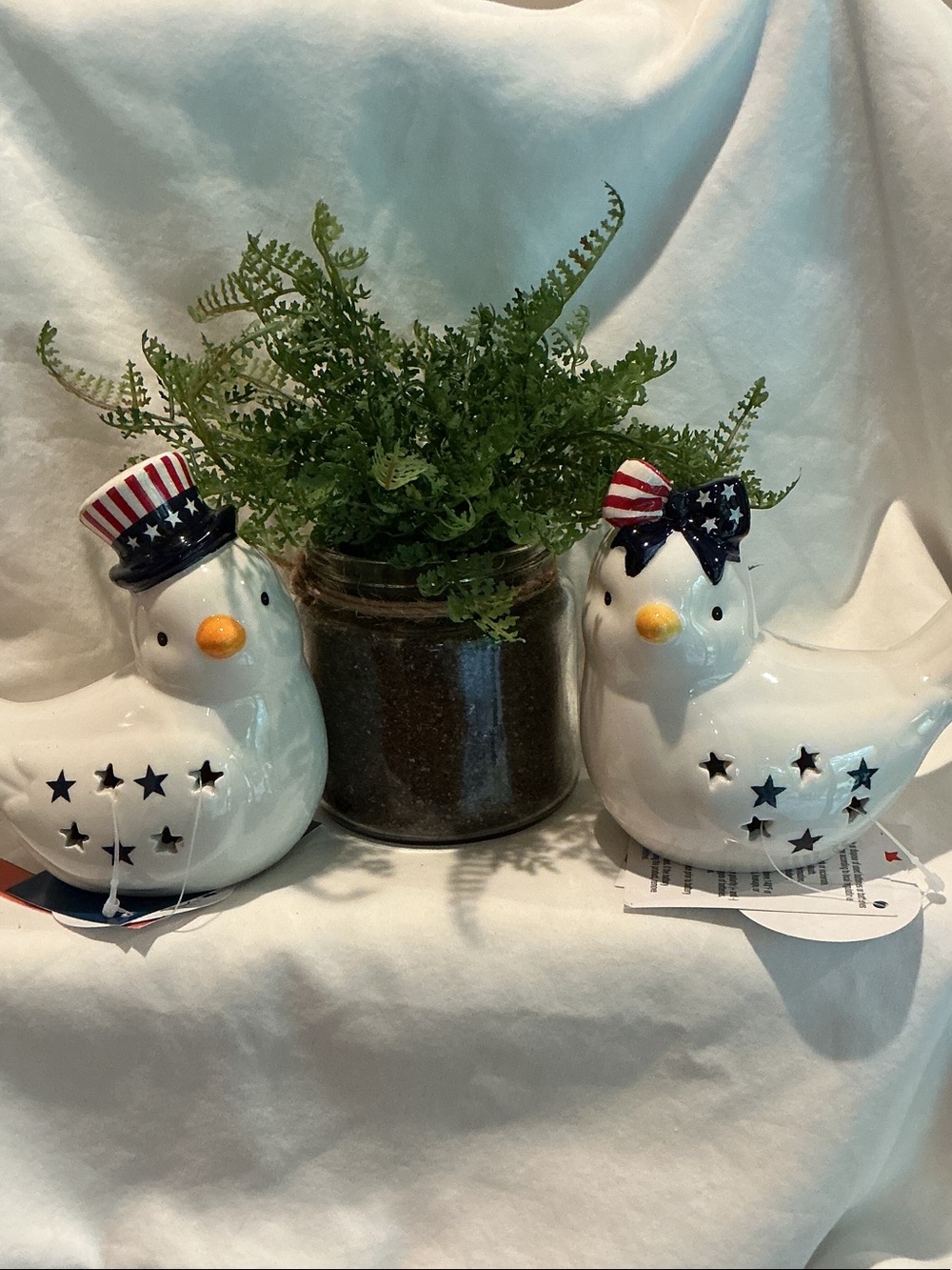 *Out of Stock Online* Hobby Lobby Patriotic LED Light Up Birds - Set of 2